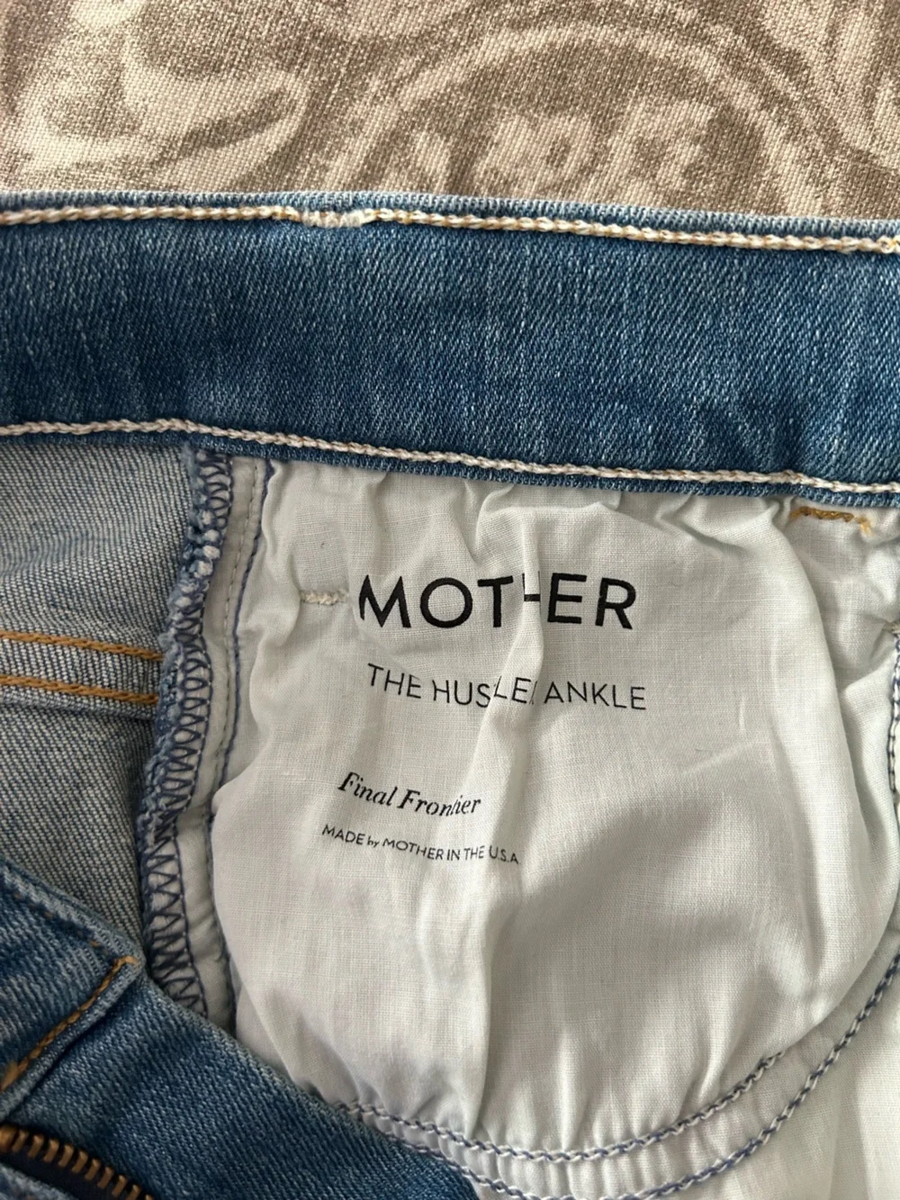 Mother The Hustler Ankle Straight Leg Jeans Size 29 - Picture 5 of 7